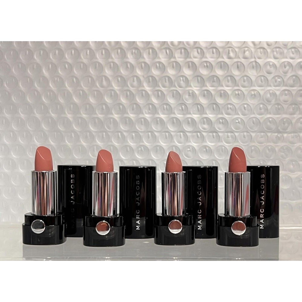 Marc Jacobs (4x) Le Marc Lip Creme Lipstick CREAM AND SUGAR 284 0.05oz Travel